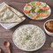 Chicken Curry [2Pcs] 2 Rumali Roti Steamed Rice Salad