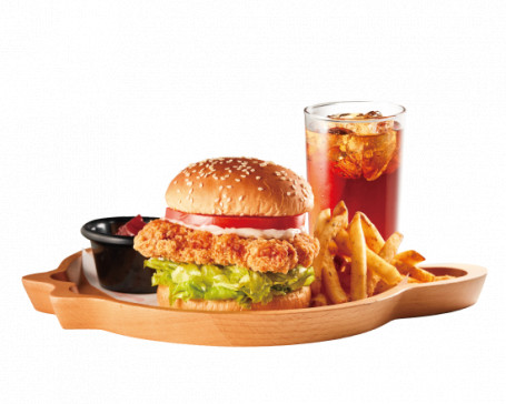 卡啦雞腿堡套餐 Crispy Chicken Drumstick Burger Combo