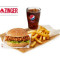 Zinger-Burger-Mahlzeit