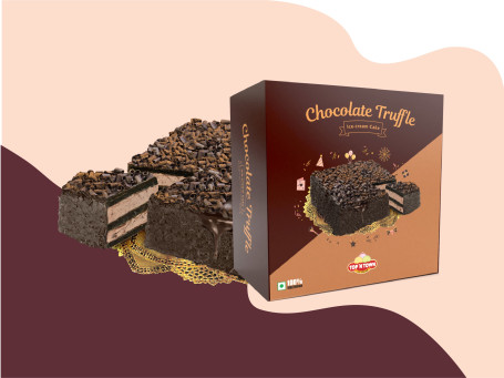 Chocolate Truffle Ice Cream Cake [600 Ml]
