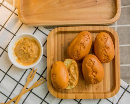 顆粒花生醬雞蛋糕 Egg Pancakes With Stuffed Chunky Peanut Butter