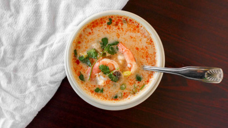 Spicy Lemongrass Tom Kha With Coconut Milk