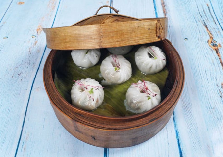 Bok Choy Dimsums With Trio Mushroom