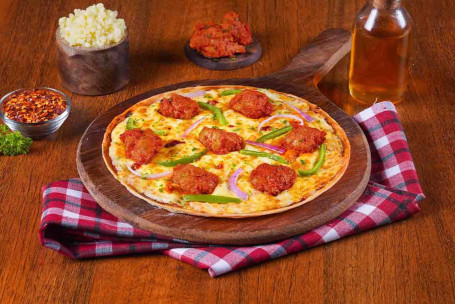 Chicken Tikka Pizza (Dünner Boden)