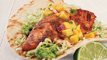 Mango Wild Mahi Mahi Two Taco Plate Cal