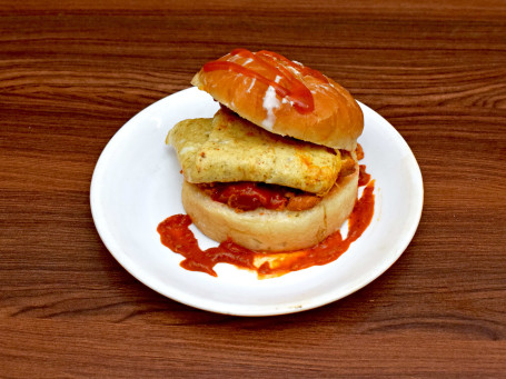 Masala Egg Chicken Burger