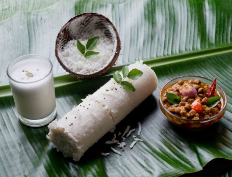 Puttu With Kadlai Curry