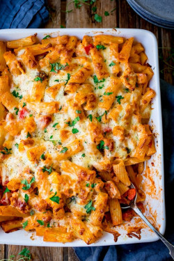 Baked Veg Cheese Pasta