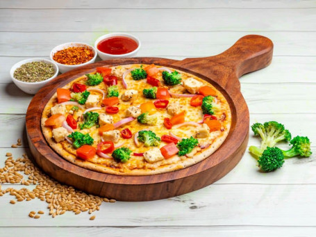 Gourmet Veggie Medium Thin Wheat Crust [9 Inch]