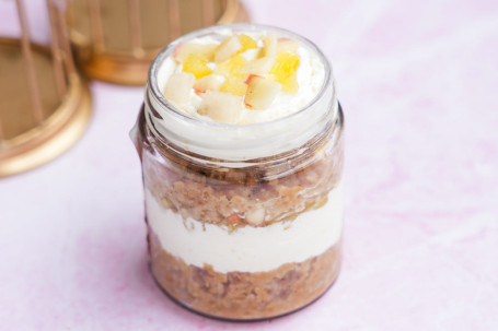 Eggless Fresh Fruit Cake Jar