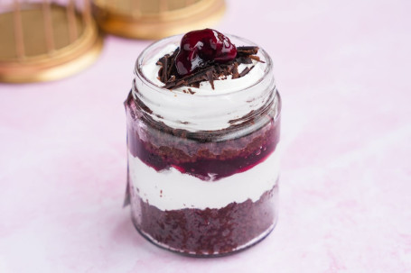 Eggless Black Forest Cake Jar