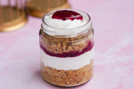 Raspberry Cake Jar