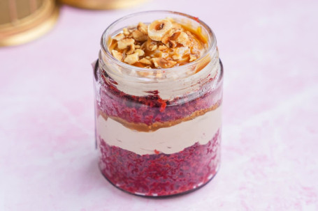 Crimson Cake Jar