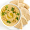 Pita Breads Garlic Sticks with Hummus