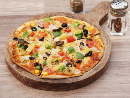 9 Overloaded Exotica Pizza