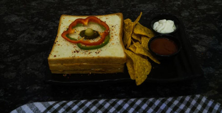 Paneer Cheese Chutney Sandwich