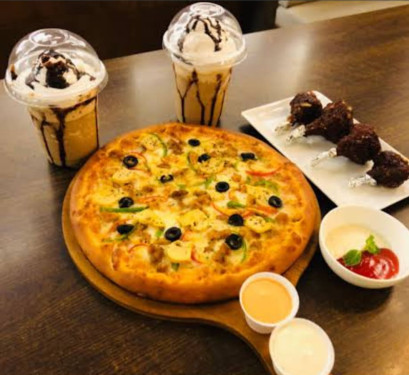 Cold Coffee Mix Veg Pizza French Fries