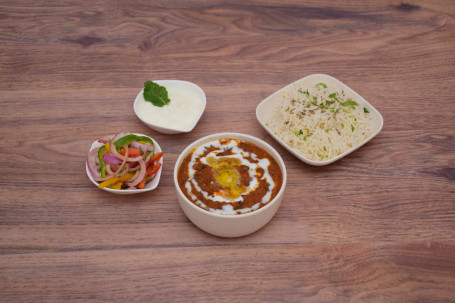 Dal Makhani Rice Salad Yoghurt