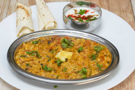 Butter Khichdi Raita