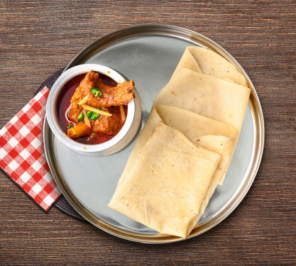 Mutton Korma With Rumali Roti