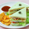 Vegetable Club Sandwich 1