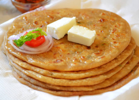 3 Gobi Paneer Paratha With Curd