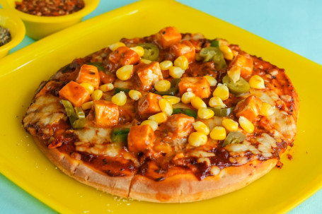 Jalapenos, Corn And Paneer Pizza (8