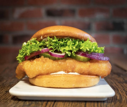 Crispy Fish Fry Burger