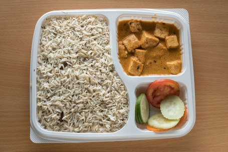 Jeera Rice With Butter Paneer