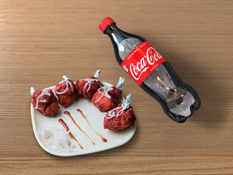 Fried Lollipop (Chicken) (5 Pcs) Coke 750 Ml Pet Bottle