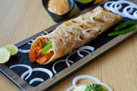 Sizzling Bbq Paneer Wraps