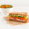 Persönliche Sandwich-Beilagensalat-Kombination
