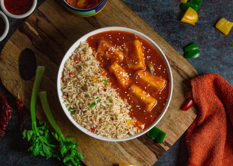 Hunan Paneer Rice Bowl