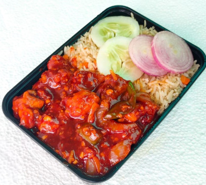 Chicken Hot Garlic Rice Box