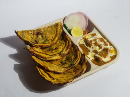 Lachha Parantha Meal (2 Pieces)