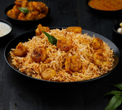 Prawns Fry Biryani (Serves 1 To 2)