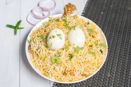 Mini Chicken Dum Biryani With Mini Chicken Fry Biryani