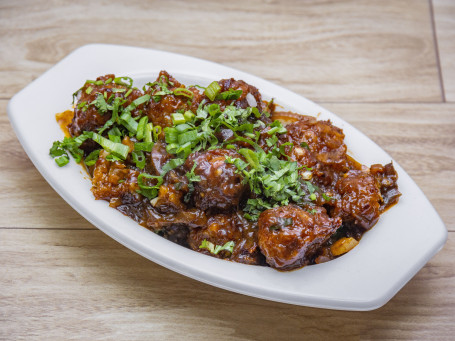 Veg Manchurian (Serves With Salad And Chutney)