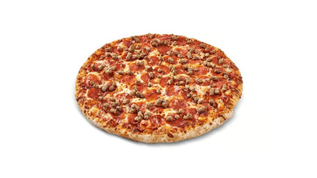 Wurst-Peperoni-Pizza Im Ganzen