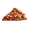 Wurst-Peperoni-Pizzastück