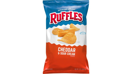 Ruffles Cheddar-Sauerrahm-Chips 8 Oz.