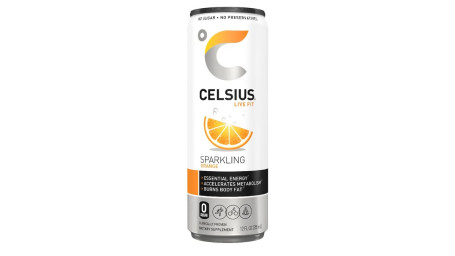 Celsius Sparkling Orange 12 Oz.