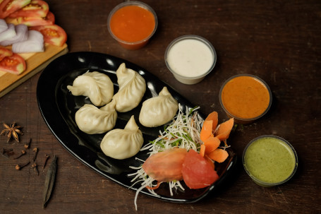 Veg Steam Momos (5 Pcs (Per Plate