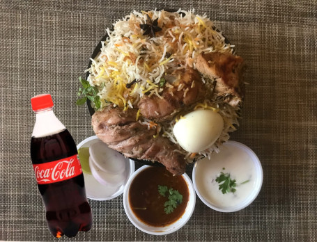 Chicken Dum Biryani With Coke(250Ml)