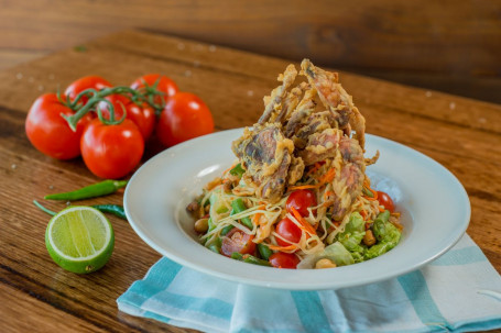 Papaya Salad W Soft Shell Crab