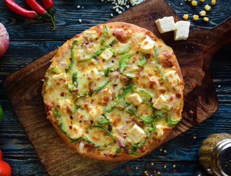 Tandoori Paneer Pizza (9 Inch, 8 Pcs)