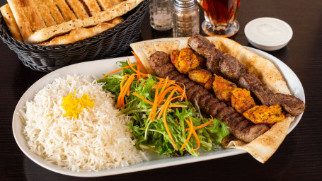 Mixed Kebab Skewers Platter