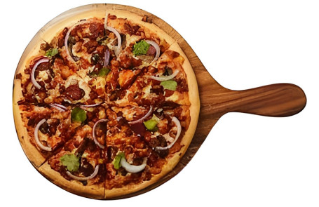 7 Spicy Tandoori Chicken Cheese Burst Pizza