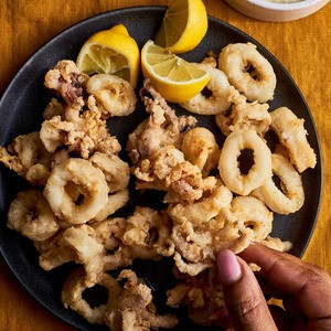 Gebratene Calamari