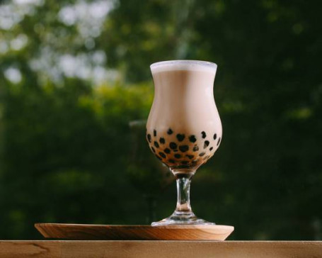 招牌珍珠奶茶 Signature Milk Tea With Tapioca